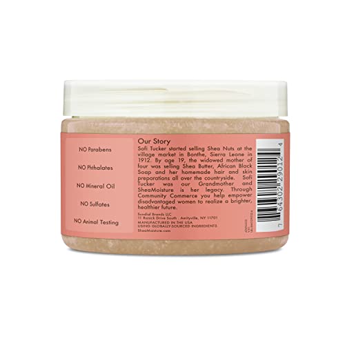 SheaMoisture Body Scrub for Dull Skin Illuminating Coconut and Hibiscus Cruelty