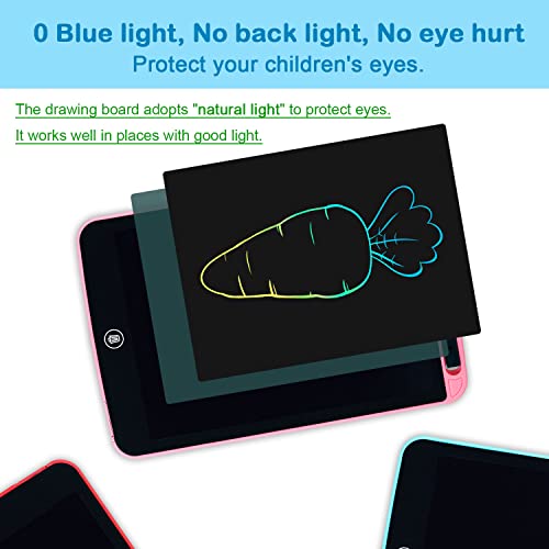 LCD Writing Tablet for Kids 10 Inch, Colorful Doodle Board Drawing Tablet