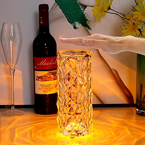Crystal Touch Bedside Table Lamp