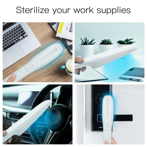 Mosalogic Portable UV C Sanitizing Wand Rechargeable Disinfecting Lamp