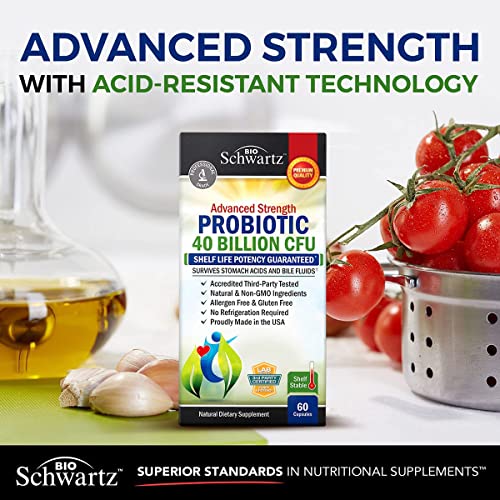 Probiotic 40 Billion CFU - Probiotics for Women & Men