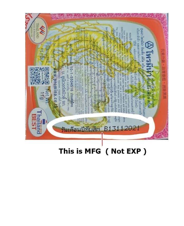 3 X Promina Ginseng Pure Pearl Face Cream Removal Freckle & Acne Dark Spot White