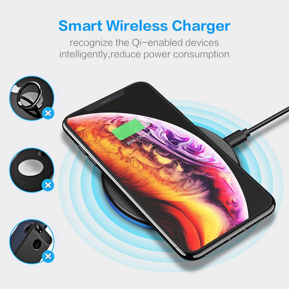 Desktop Simple Wireless Charging Mobile Phone Charger Ultra-light And Portable