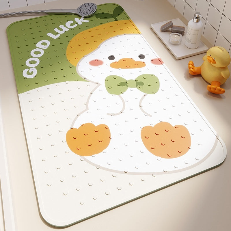 Home Bathroom Anti-slip Anti-fall Suction Cup Pad Shower Room Foot Mat Children's Bath Floor Mat