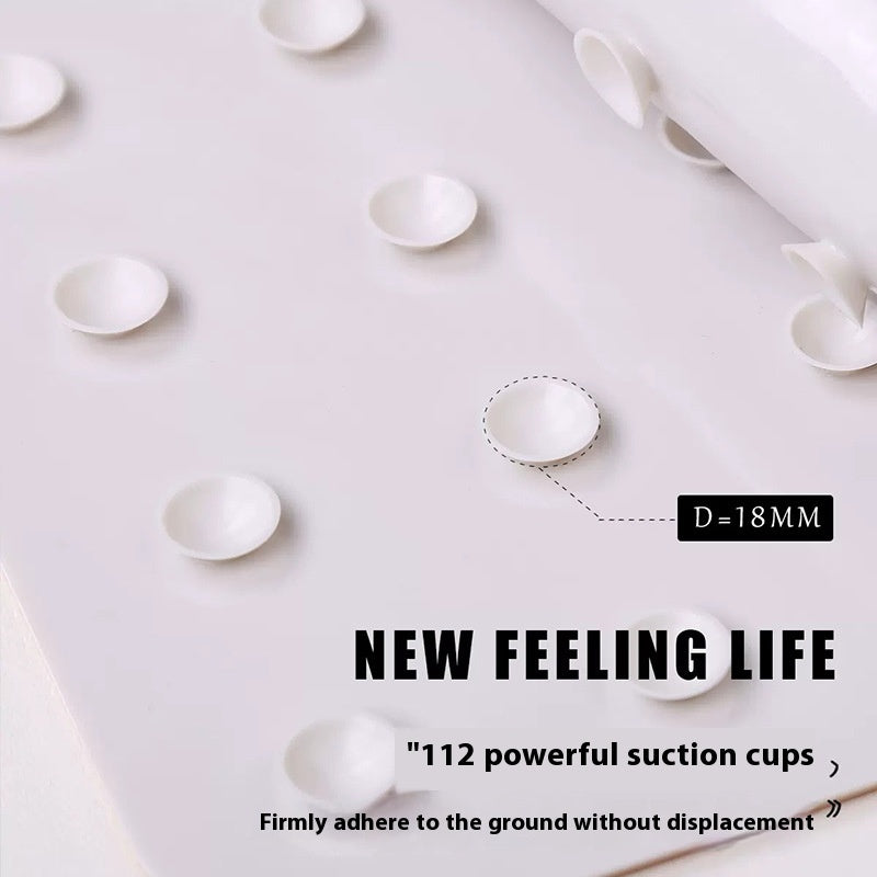 Home Bathroom Anti-slip Anti-fall Suction Cup Pad Shower Room Foot Mat Children's Bath Floor Mat