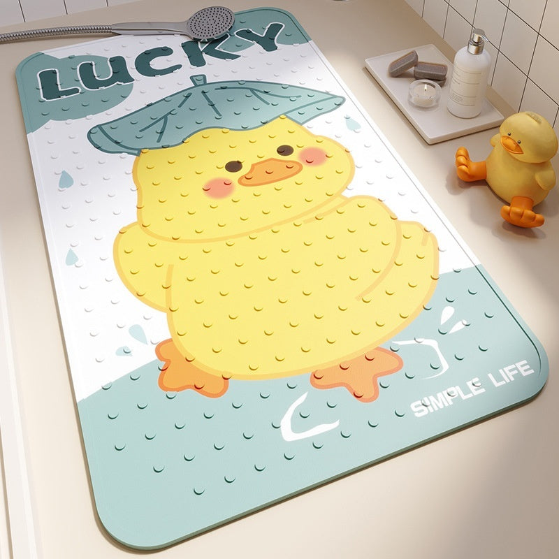Home Bathroom Anti-slip Anti-fall Suction Cup Pad Shower Room Foot Mat Children's Bath Floor Mat