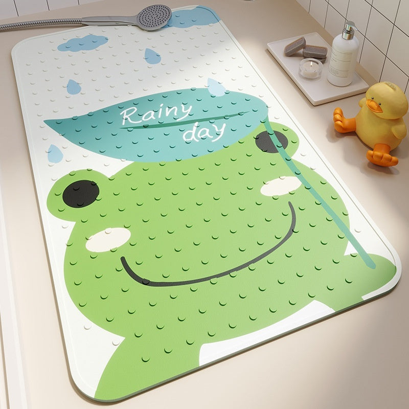Home Bathroom Anti-slip Anti-fall Suction Cup Pad Shower Room Foot Mat Children's Bath Floor Mat