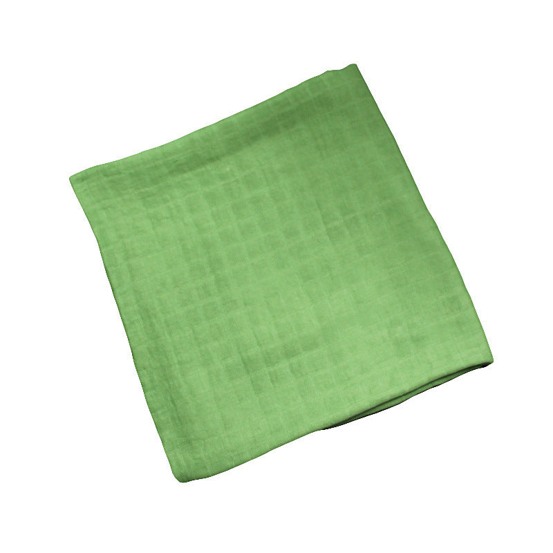 Gauze Wrapped Towel Dyed Bamboo Cotton Bath