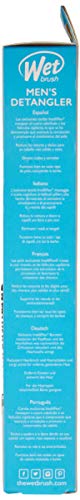 Wet Brush Men's Detangler Brush, Black - Stimulates Scalp & Beard for Fuller Stronger Healthier Hair