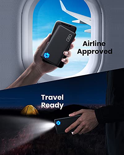 Portable Charger, USB C Slimmest Triple 3A High