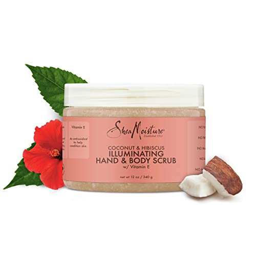 SheaMoisture Body Scrub for Dull Skin Illuminating Coconut and Hibiscus Cruelty