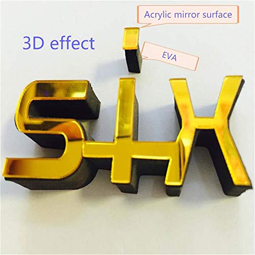 Mirror Surface Decorative Clock 3D DIY Wall Clock