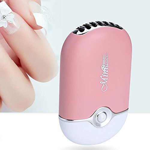 USB Mini Portable Fans Rechargeable Electric Bladeless Handheld Air Conditioning Cooling Refrigeration Fan For Eyelash