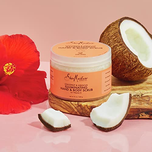 SheaMoisture Body Scrub for Dull Skin Illuminating Coconut and Hibiscus Cruelty