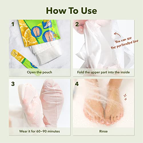 PUREDERM Shiny & Soft Foot Peeling Mask