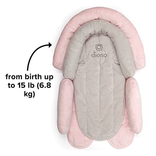 Diono Cuddle Soft 2-in-1 Baby Head Neck Body Support Pillow for Newborn Baby Car Seat Insert Cushion