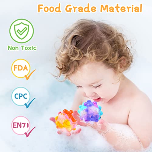 Pop Ball It Fidget Toys 4 PCS Anti-Pressure Popper Sensory Toys