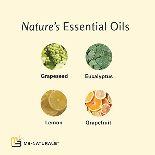 M3 Naturals Anti Cellulite Massage Oil Infused with Collagen and Stem Cell Help Tighten Tone Stretch Marks Natural Massage Therapy Skin Firming Cream Lotion Cellulite Remover