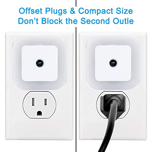 Uigos LED Night Light Lamp with Smart Sensor Dusk to Dawn Sensor