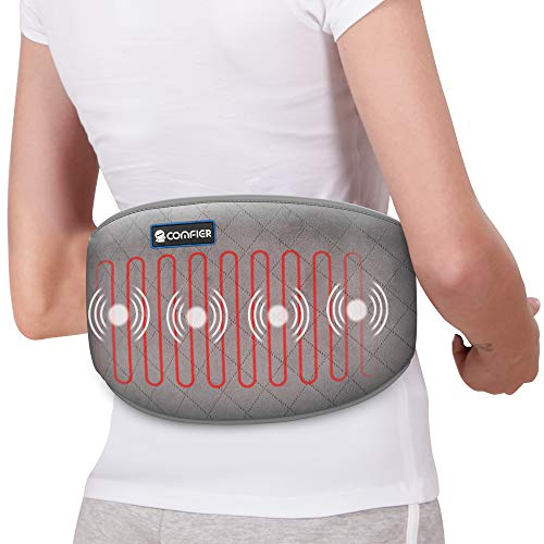 Comfier Heating Pad with Massager, Heated Waist Massage Belt for Back Pain