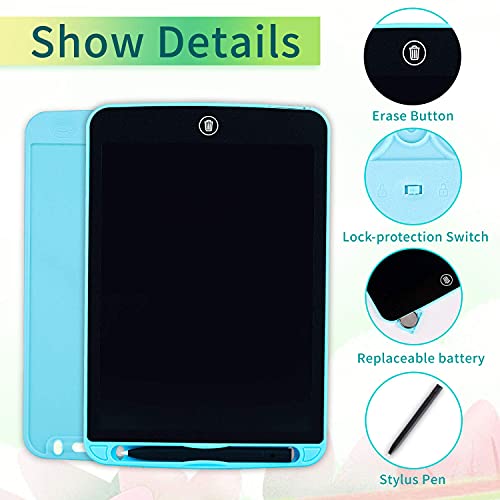 LCD Writing Tablet for Kids 10 Inch, Colorful Doodle Board Drawing Tablet