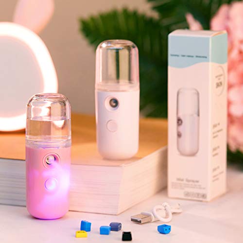 2 Piece Mini Face Humidifier Facial Sprayer