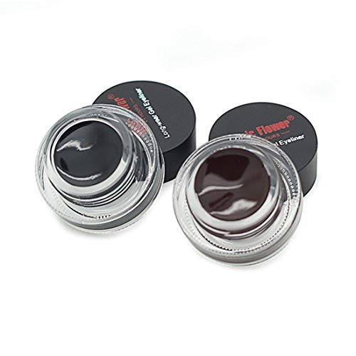 2 in 1 Black and Brown Gel Eyeliner Set