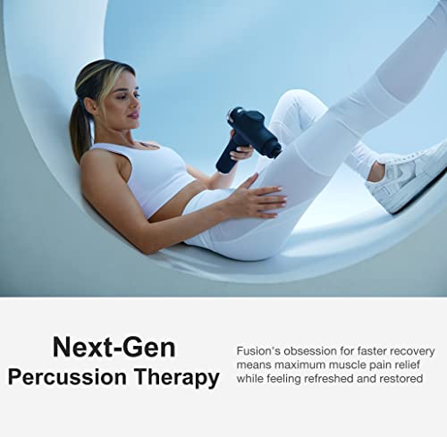 Fusion Black Pro Muscle Massage Gun Deep Tissue Percussion Muscle Massager Gun