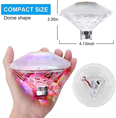Underwater Bath Light,Floating Lamp LED Disco Aqua Glow Multi Colour