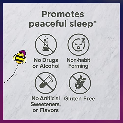 Zarbee's Kids Melatonin Gummy, Drug-Free & Effective Bedtime Childrens Sleep Aid Supplement