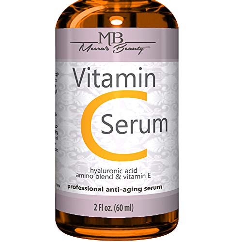 DOUBLE SIZED (2 oz) PURE VITAMIN C SERUM FOR FACE 20% With Hyaluronic Acid