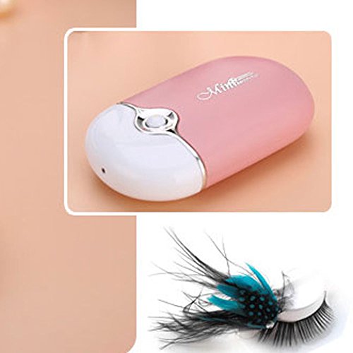 USB Mini Portable Fans Rechargeable Electric Bladeless Handheld Air Conditioning Cooling Refrigeration Fan For Eyelash