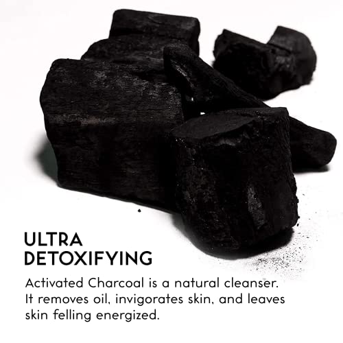 O Naturals 3 Pack Activated Charcoal Black Bar Soap