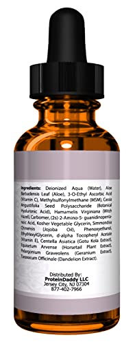 DOUBLE SIZED (2 oz) PURE VITAMIN C SERUM FOR FACE 20% With Hyaluronic Acid
