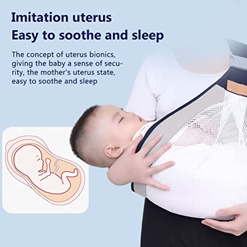 Baby Wraps Carrier, Adjustable 3D Mesh Baby Carrier Newborn to Toddler