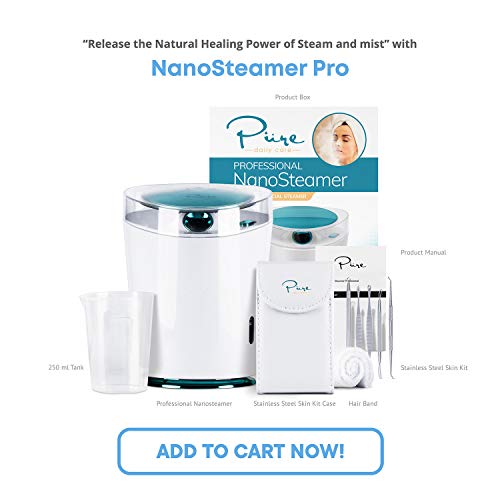 NanoSteamer PRO Professional 4-in-1 Nano Ionic Facial Steamer
