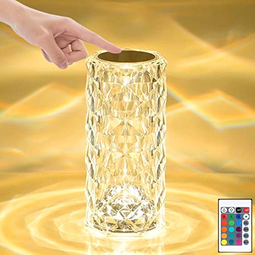 Crystal Touch Bedside Table Lamp