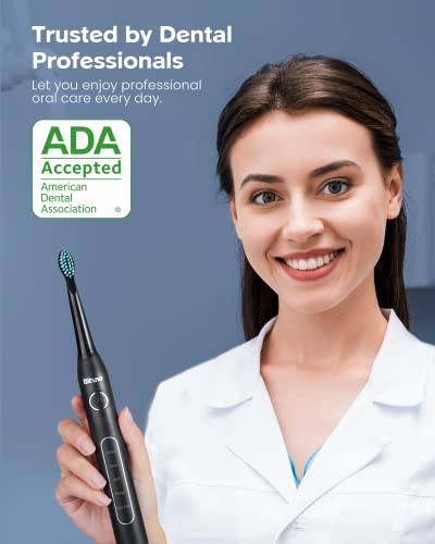 Bitvae Electric Toothbrush with 8 Brush Heads , 5 Modes Sonic Electric Toothbrush