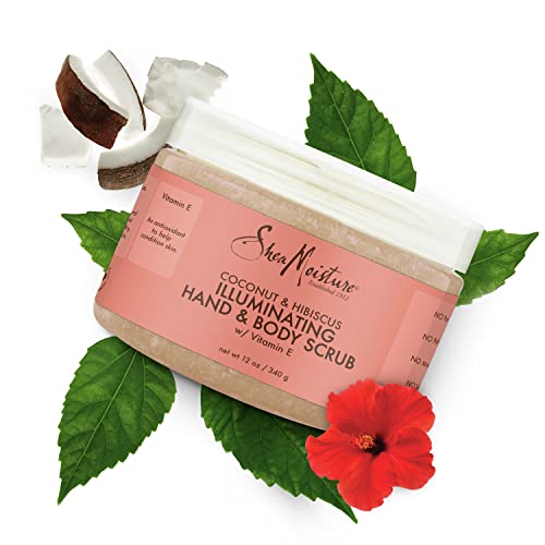 SheaMoisture Body Scrub for Dull Skin Illuminating Coconut and Hibiscus Cruelty