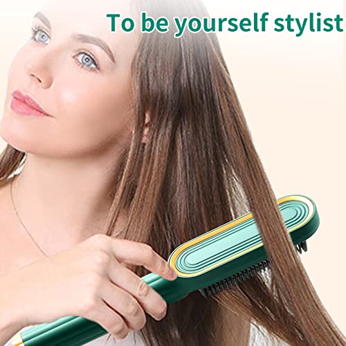 Hair Straightener Brush for Thick Hair