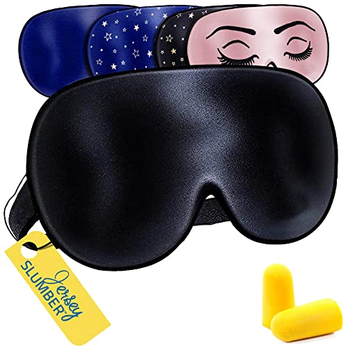 Silk Sleep Eye Mask for Men Women, Comfortable Super Soft Eye Mask
