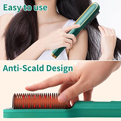Hair Straightener Brush for Thick Hair