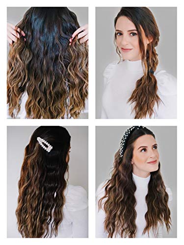 Alure Three Barrel Curling Iron Wand with LCD Temperature Display