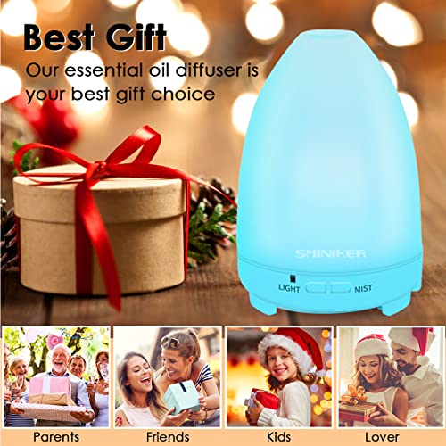 Essential Oil Diffuser 2 Pack Max 200 ML Ultrasonic Cool Mist Humidifiers