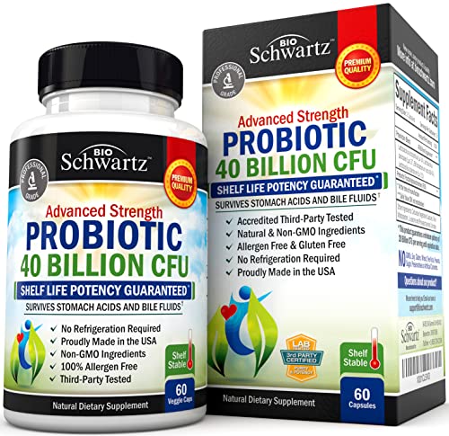 Probiotic 40 Billion CFU - Probiotics for Women & Men