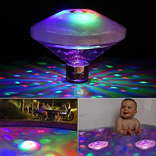 Underwater Bath Light,Floating Lamp LED Disco Aqua Glow Multi Colour