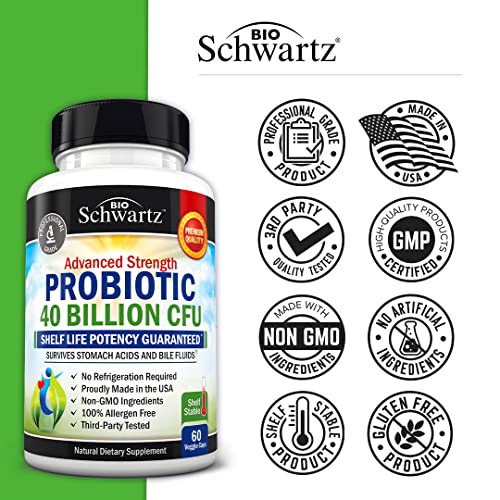 Probiotic 40 Billion CFU - Probiotics for Women & Men