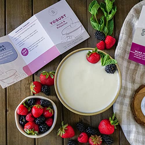 2 Packets Delicious Batches of Nutrient-Dense, Heirloom-Style Greek Yogurt