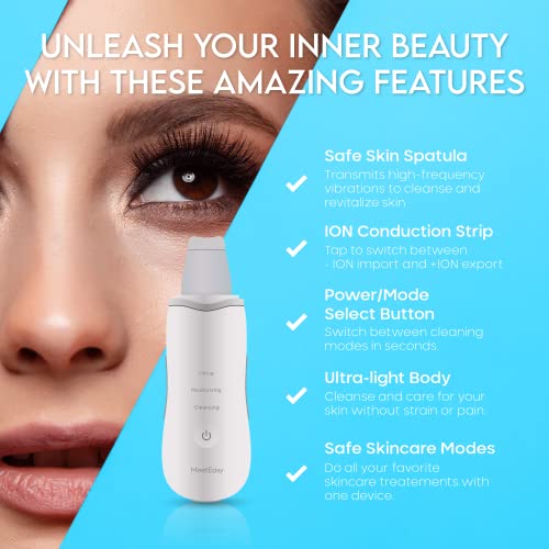 The Original Electric Skin Scrubber - Blackhead Remover - Comedone Extractor - Pore Cleaner Removal Kit