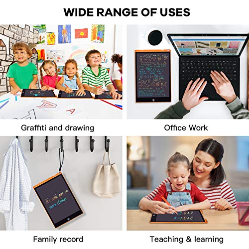 Toys Gift LCD Writing Tablet 12 Inch Colorful Screen,  Electronic Digital Handwriting Magnetic Drawing Board Tablet